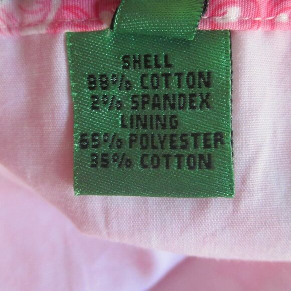 Tibi VINTAGE Pink Cotton Skirt Womens Size 4 with 27" Waist Lily Pulitzer Style - Picture 6 of 9